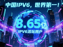 中国IPv6活跃用户数达8.65亿，位居世界第一